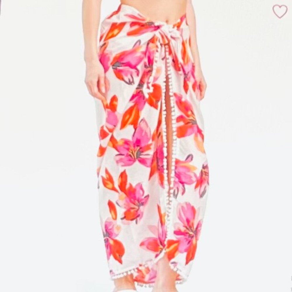 Dotti Floral Cover-up Sarong (L/XL) New With Tag